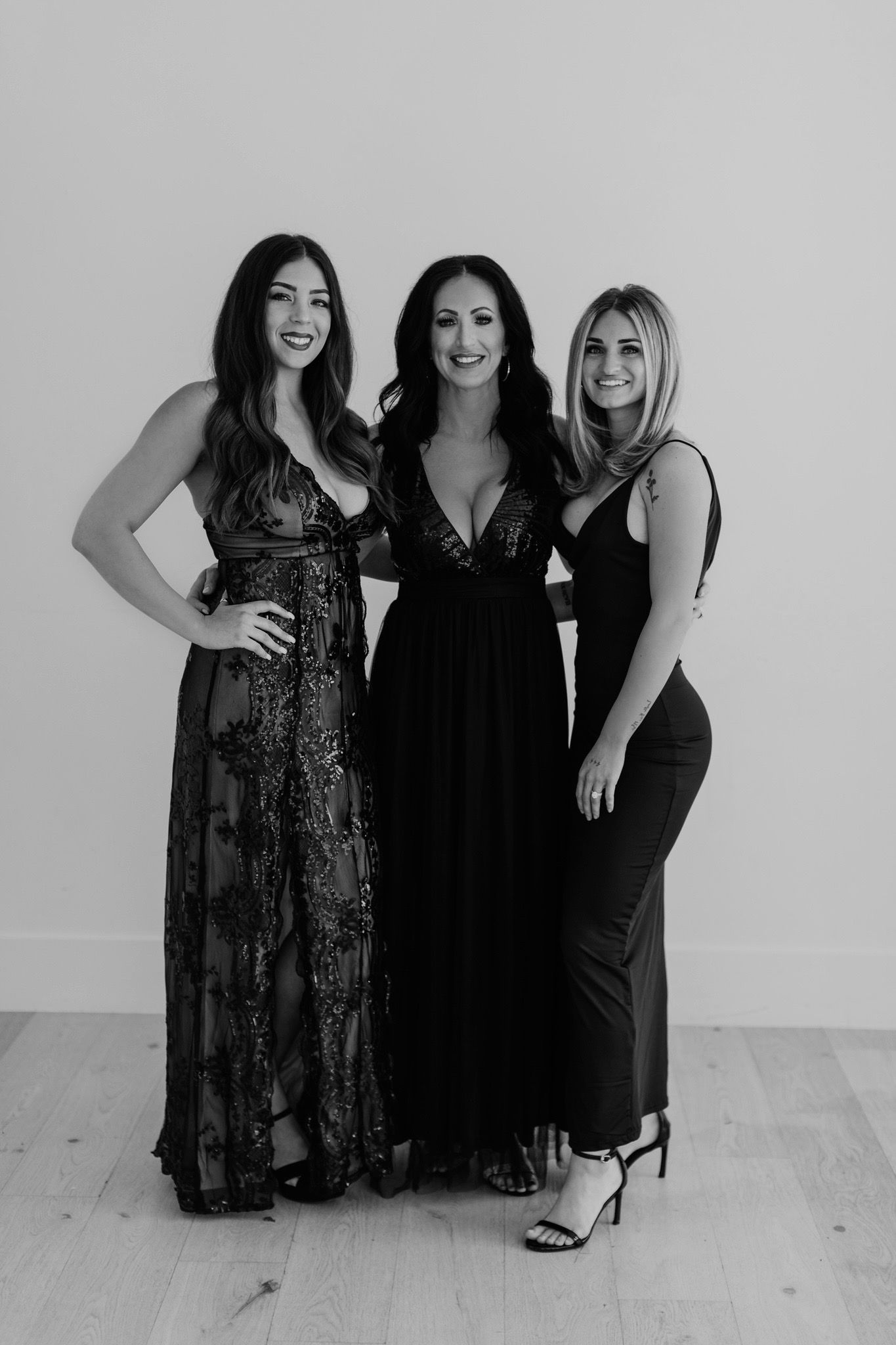 Mindi, Kaytlen and Harrisen holding hands