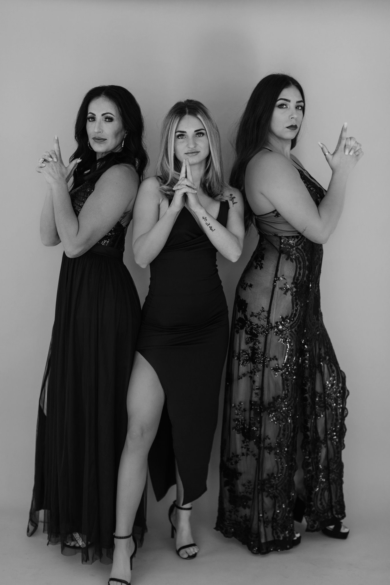 Mindi, Kaytlen and Harrisen in a power pose